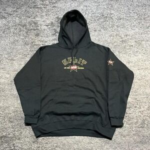 Split Skateboards Sweatshirt Hoodie Mens Large‎ Black Vintage Y2K Grunge Skater
